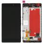 Display NERO Huawei P8 Ascend completo di frame Originale